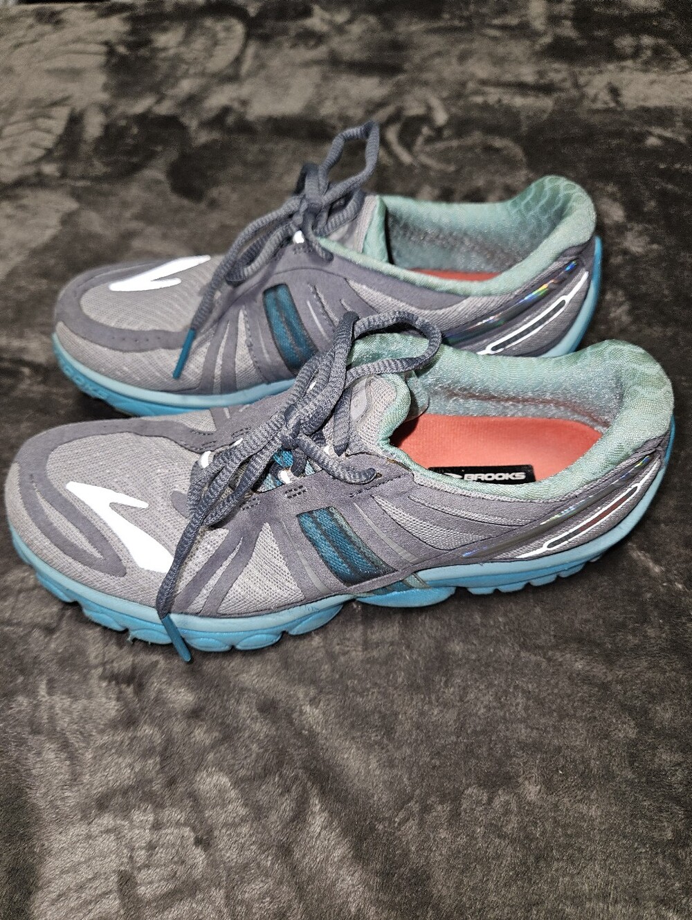 Brooks PureCadence 2 Limited Edition Light Blue & Grey Running Shoes 7B Jogging